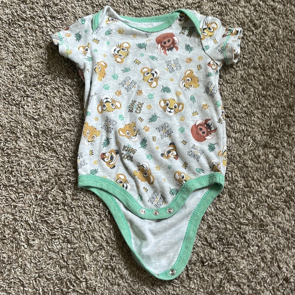 Lion king themed baby bodysuit